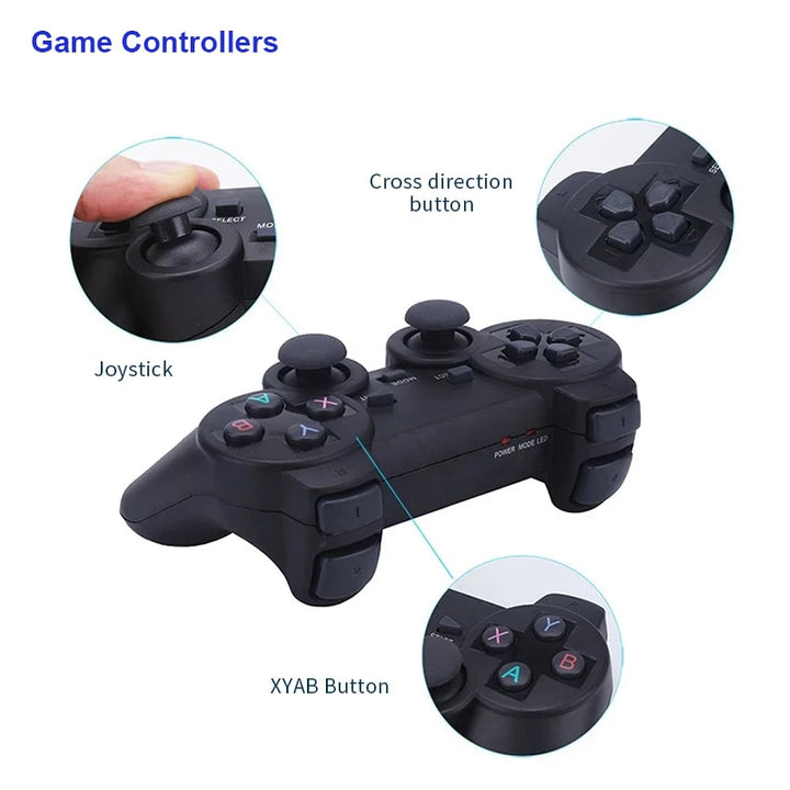 Controle sem fio de 2,4 GHz para Game, Controller USB Joystick para TV e videogame.