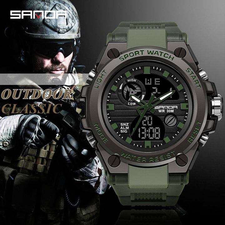 Relógio Militar Masculino SANDA Sport