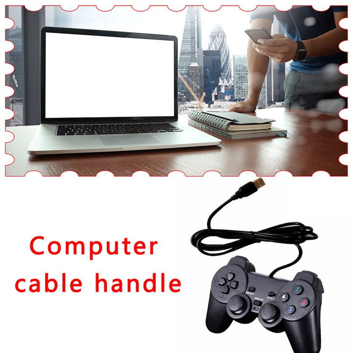 Joystick Wired USB PC Controller For PC Computer Laptop Gaming Controller for PC computer Dual Vibration Motors for Windows