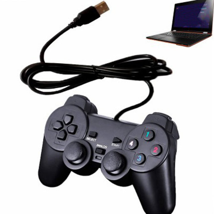 Joystick Wired USB PC Controller For PC Computer Laptop Gaming Controller for PC computer Dual Vibration Motors for Windows