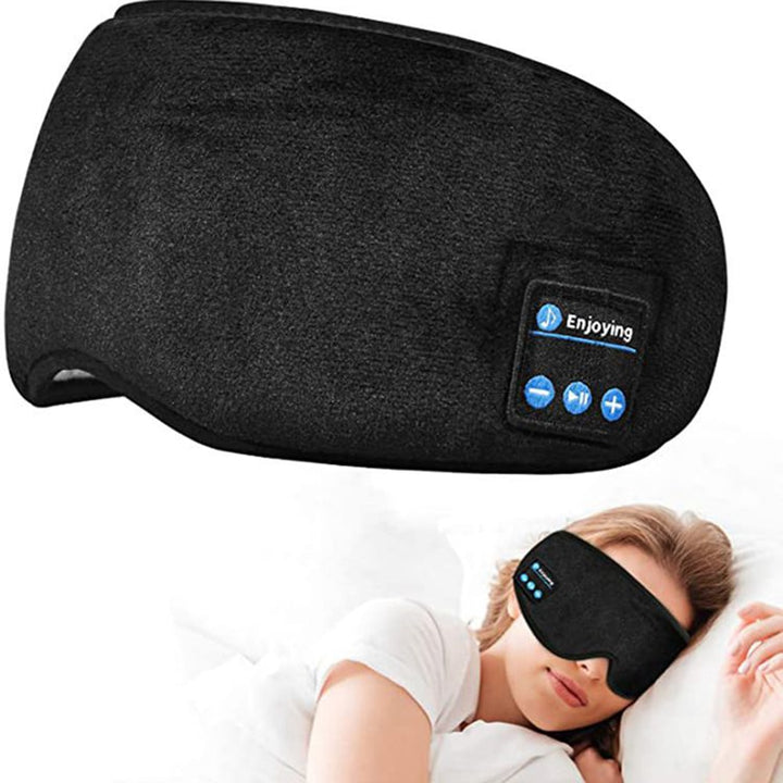 Fones de ouvido Bluetooth com Máscara de olhos para dormir e ouvir ASMR, macio, elástico, confortável.